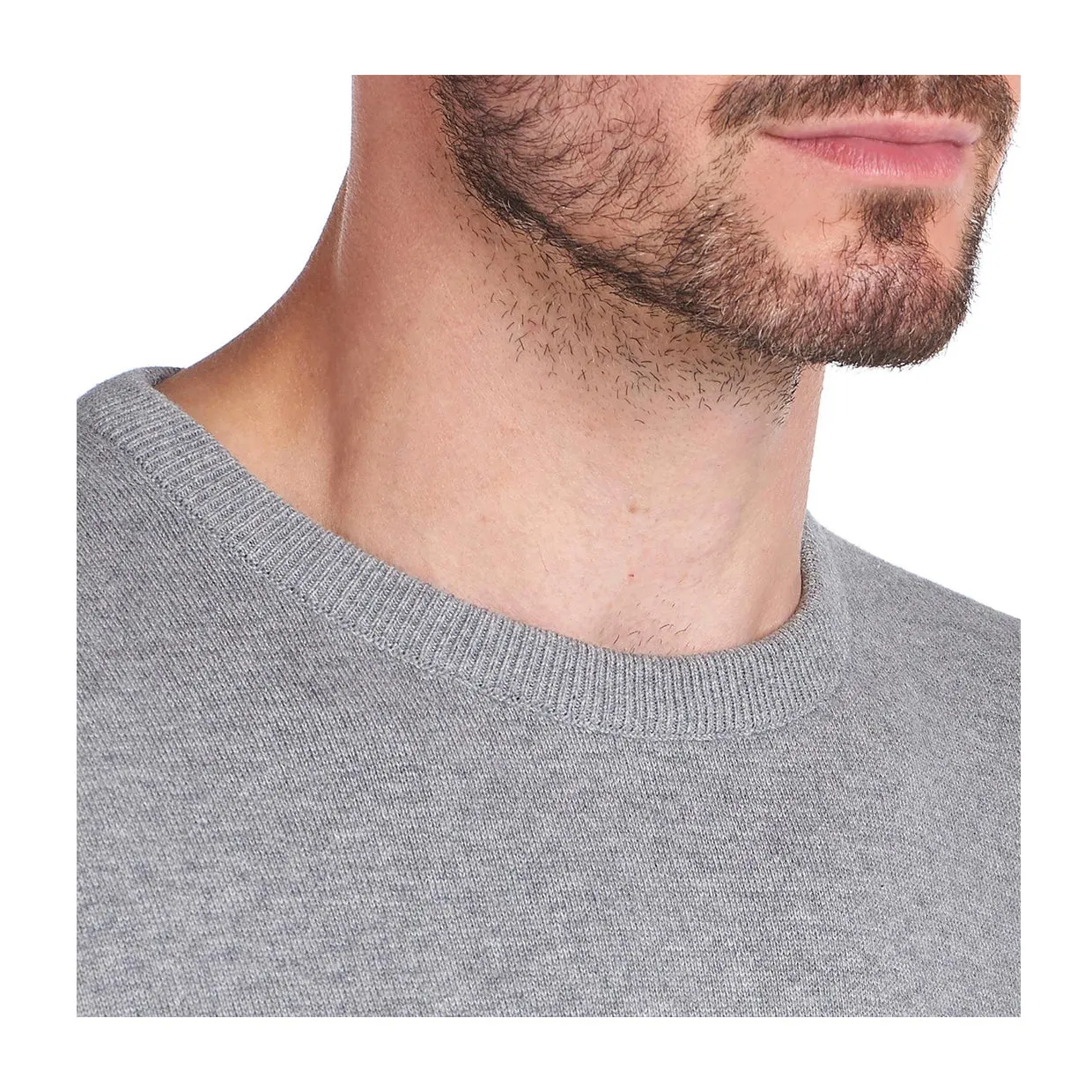 Maglione Barbour Cotone Pima Grigio