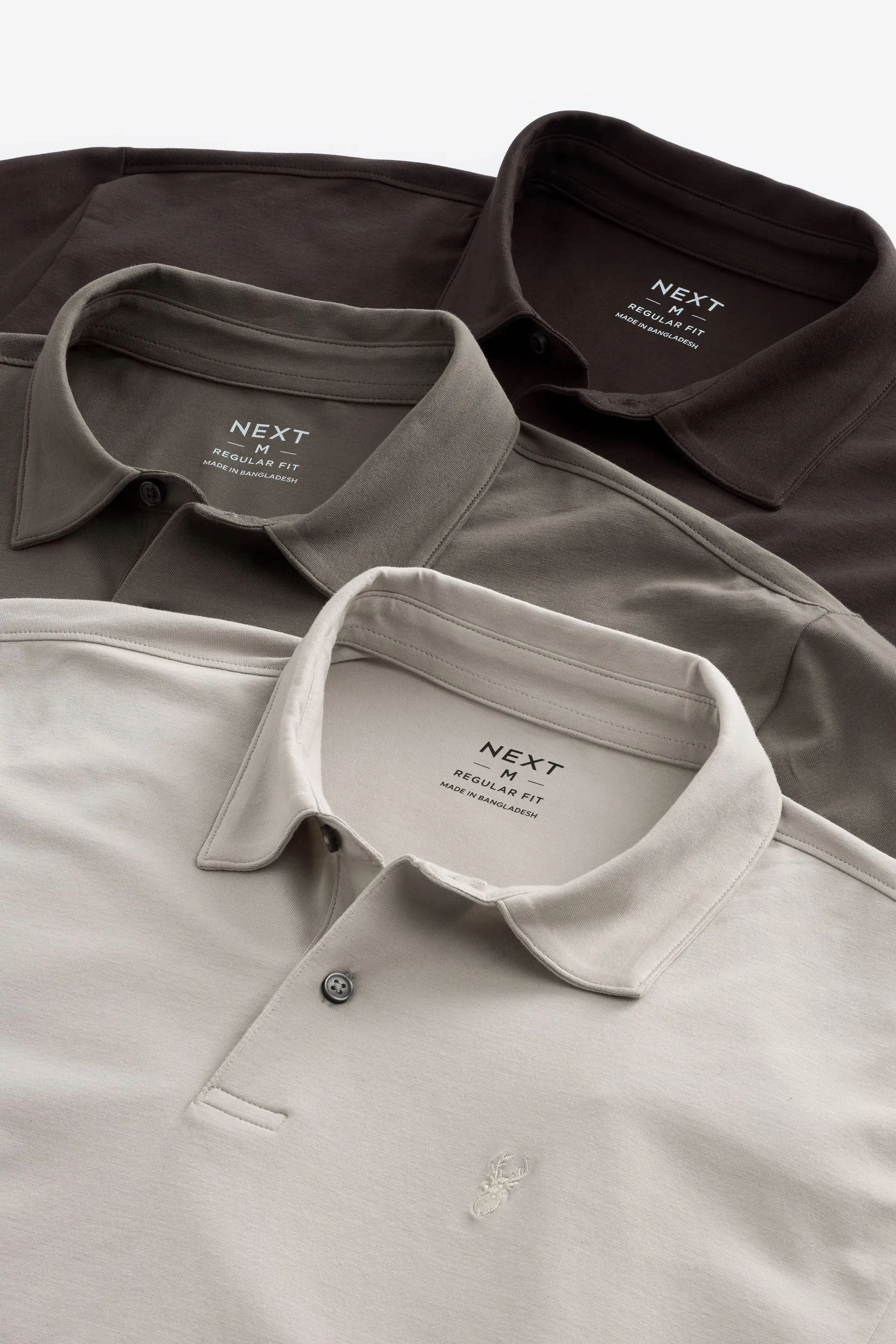 Maniche corte Polo Jersey Confezione da 3    