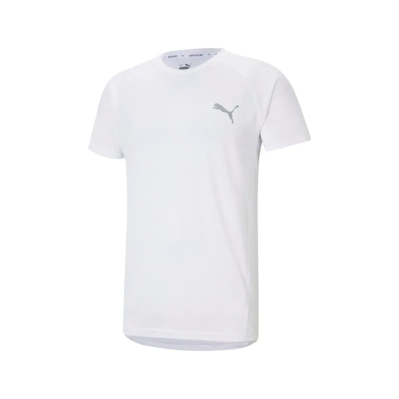 PUMA T-SHIRT  UOMO EVOSTRIPE TEE COLORE BIANCO